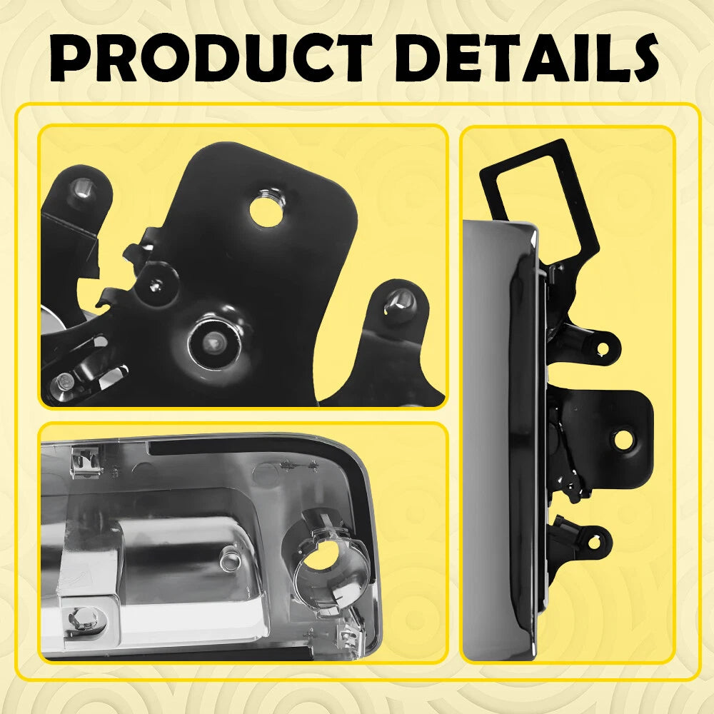 Rear Latch Tailgate Handle & Bezel Trims for GMC Sierra 2500HD 3500HD (2007-2014)