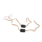 70MM White Amber Switchback LED Halo Rings for Car Headlight Retrofit