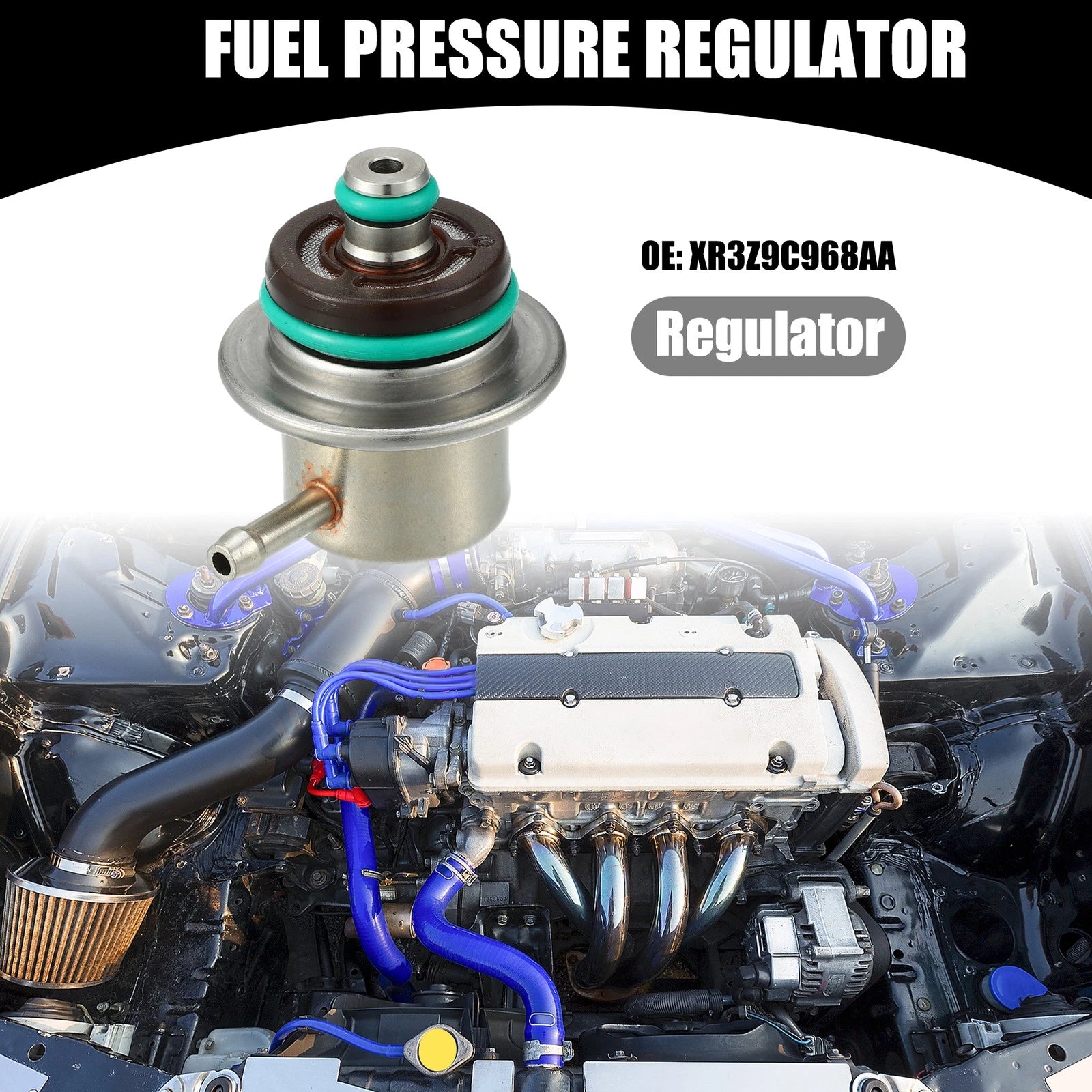 Fuel Injection Pressure Regulator No.XR3Z9C968AA for Ford E-150 (1999–2004)