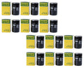 Set of 12 Engine Oil Filters for Audi TT Quattro, VW Cabrio, Golf, Jetta, Passat