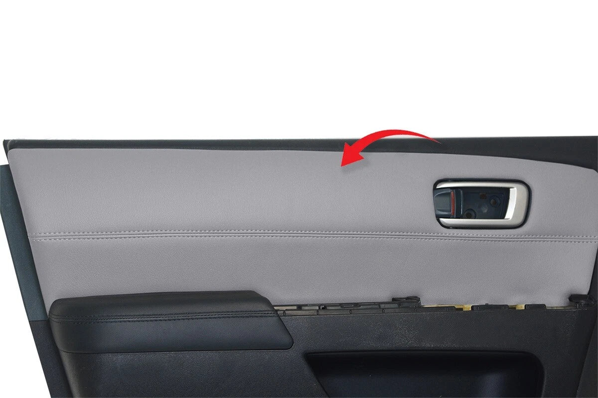 Front Right Door Panel Cover for Honda Pilot (2009–2015) Leather Gray