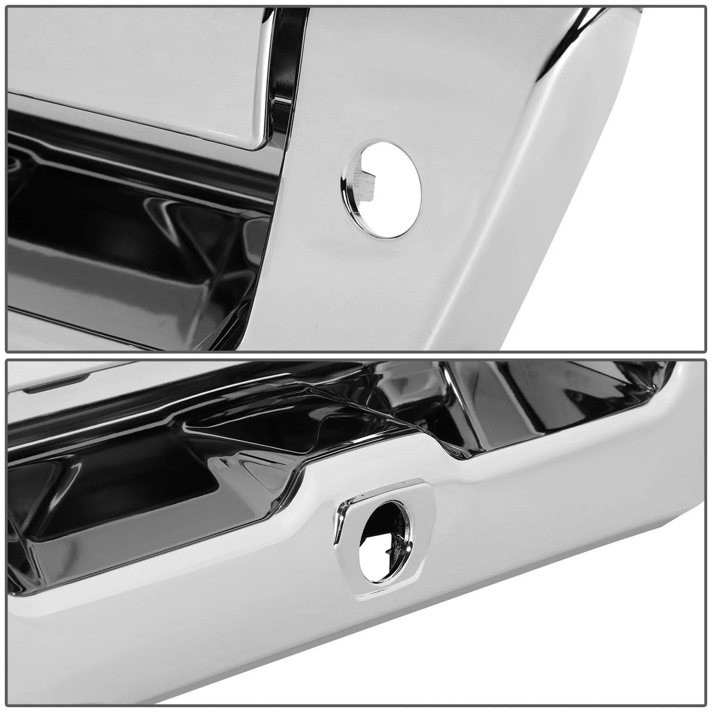 Rear Outer Tail Gate Pull Handle for Ford F-150 (2015–2020) w/KeyHole & LED Chrome