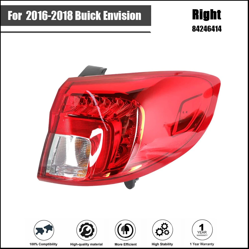 Tail Light Assembly Set for Buick Envision (2016–2018) LED