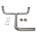 5" T Pipe Kit for Universal Smoker Exhaust Stack System (Stainless Steel)