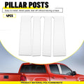 Set of 4 Chrome Pillar Posts Door Trim Covers for Chevy Colorado GMC Canyon (2015–2022)