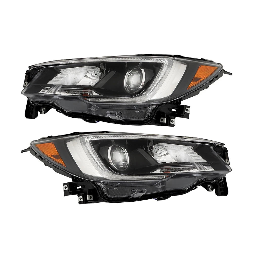 Pair Headlight Assembly for Subaru Outback/Legacy (2018-2019) Clear Halogen