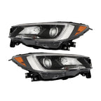 Pair Headlight Assembly for Subaru Outback/Legacy (2018-2019) Clear Halogen