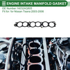 Engine Intake Manifold Gasket for Nissan Teana (2003–2008) No. 14032AQ805