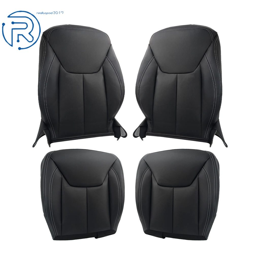 Set of 2 Seat Covers for Jeep Wrangler (2013-2017) Black
