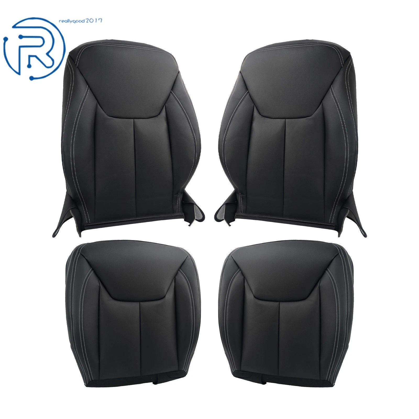 Set of 2 Seat Covers for Jeep Wrangler (2013-2017) Black