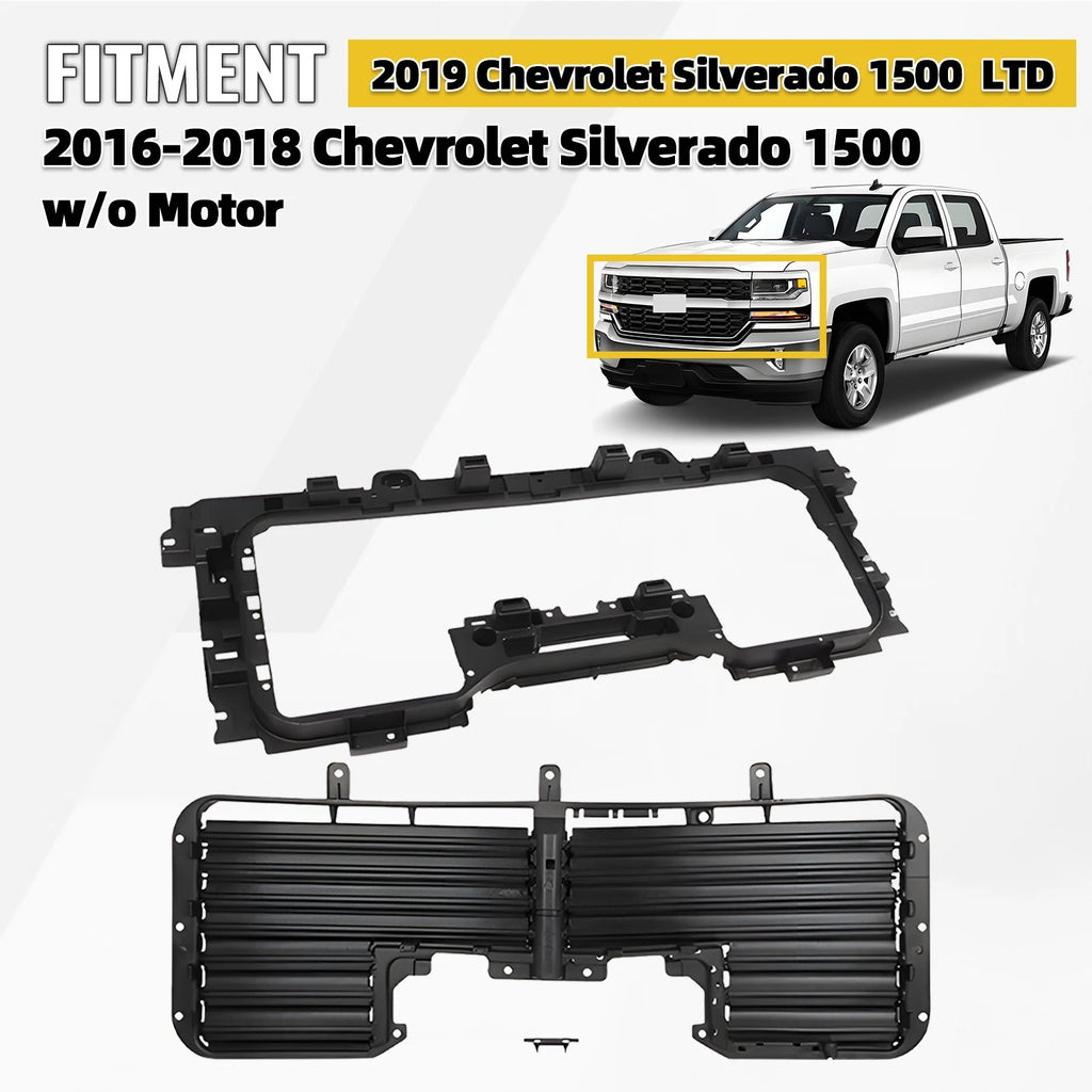 Radiator Shutter Mounting Bracket for Chevy Silverado 1500 (2016–2018)