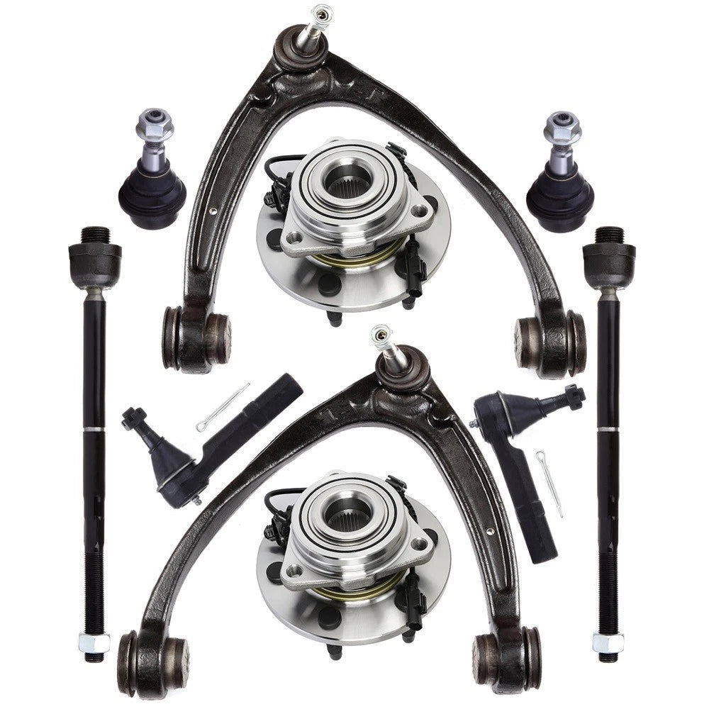 Front Control Arm Wheel Bearing Tie Rod Kit for Chevy Silverado 1500 (2007–2013)