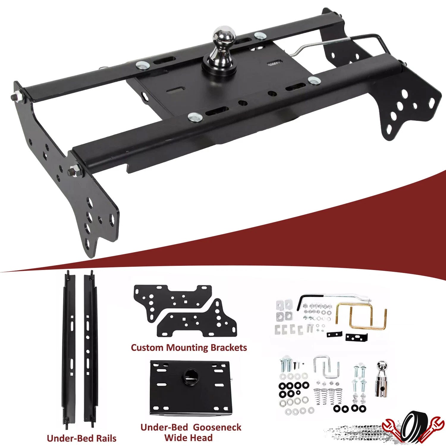 Gooseneck Trailer Hitch System for Ford F250 F350 (1999–2016)
