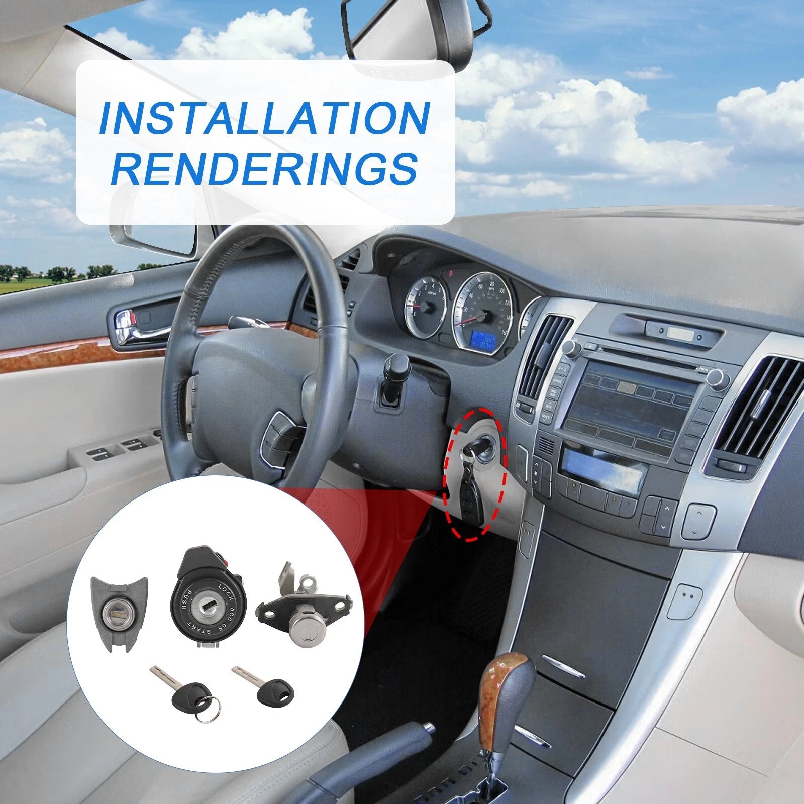 Ignition Switch for Hyundai Sonata (2009-2014)
