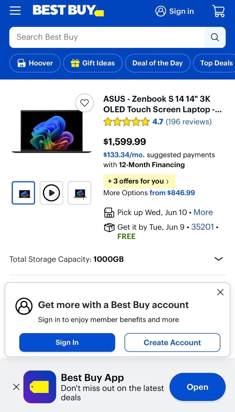 1TB SSD for Zenbook S14