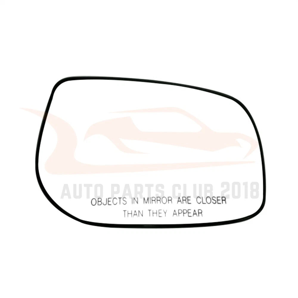 Right Side View Mirror Glass with Plate for Toyota Yaris (2007–2012)