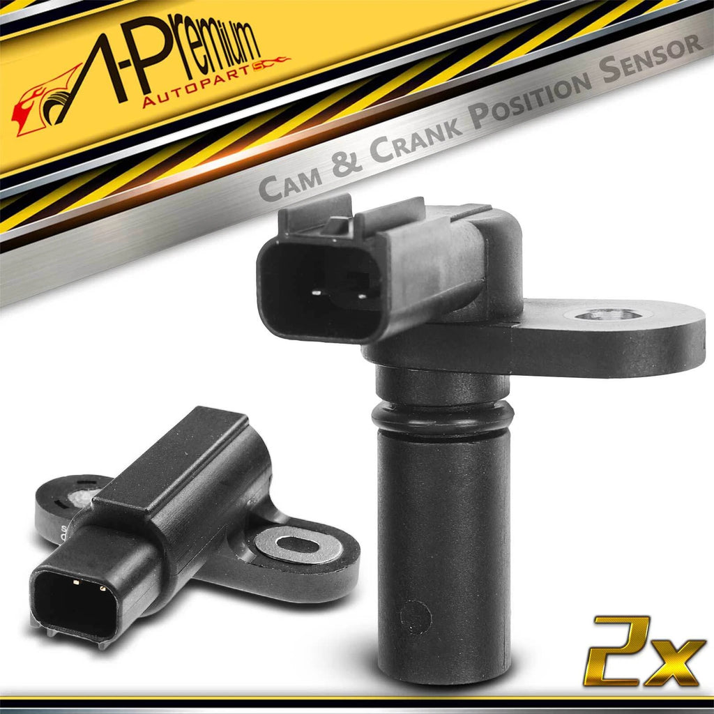 2X Camshaft & Crankshaft Position Sensors for Mazda B2500 B2300 (1998–2006)