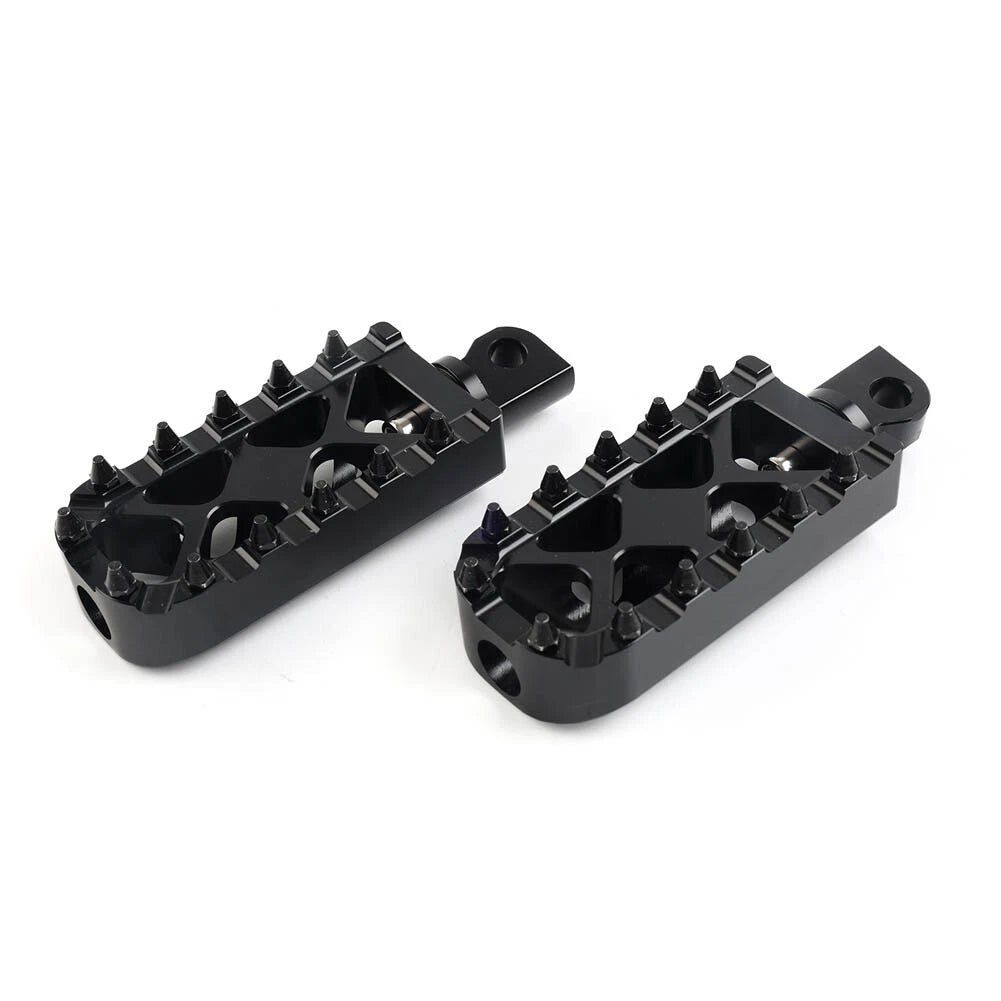 Black Foot Pegs for Harley Touring, Softail, Dyna (2010–2023)