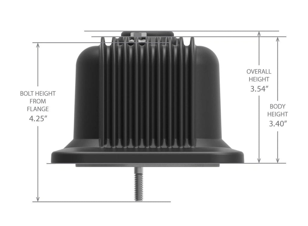 Valve Covers Replacement Black Finned Script for Small Block Chevy 350 Vortec TBI (TBD)