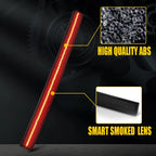 Smoke LED Rear Reflector Bumper Lights Lamp Pair for Chevy Corvette C7 (2014–2019)