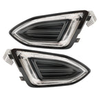 Pair LED DRL Parking Light Bumper Fog Lamp for Ford Edge (2015-2018)