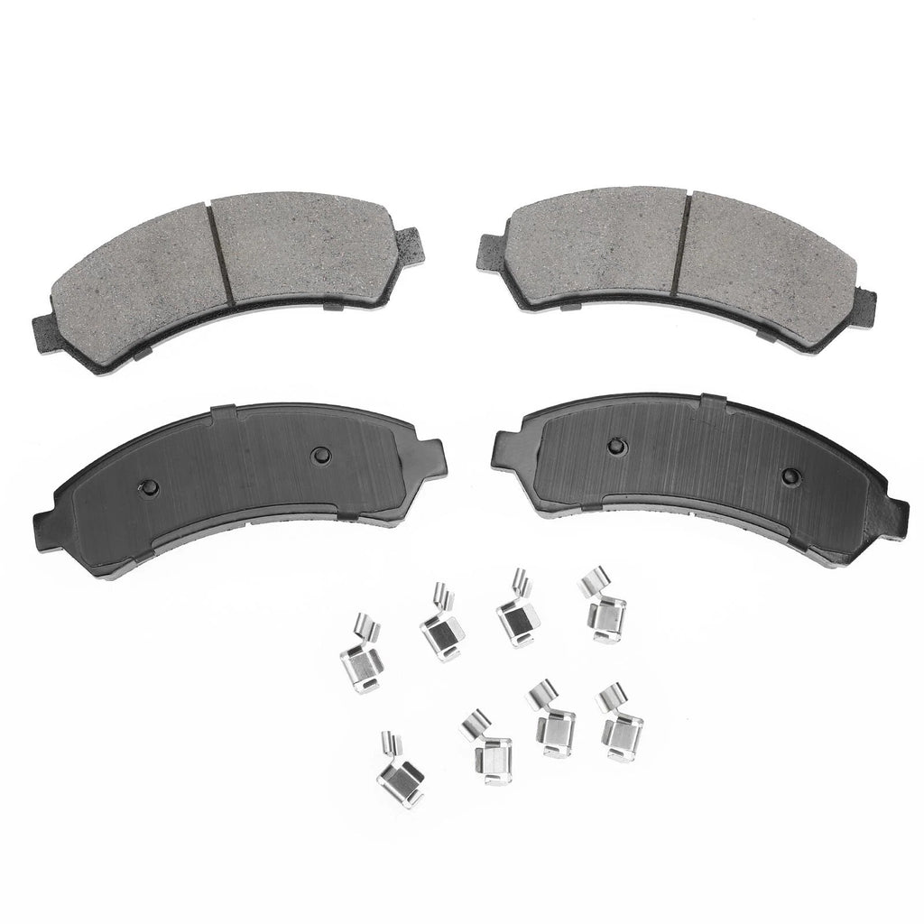 Set of 8 Ceramic Brake Pads for Chevy Blazer (1997–2005) S10 GMC Isuzu