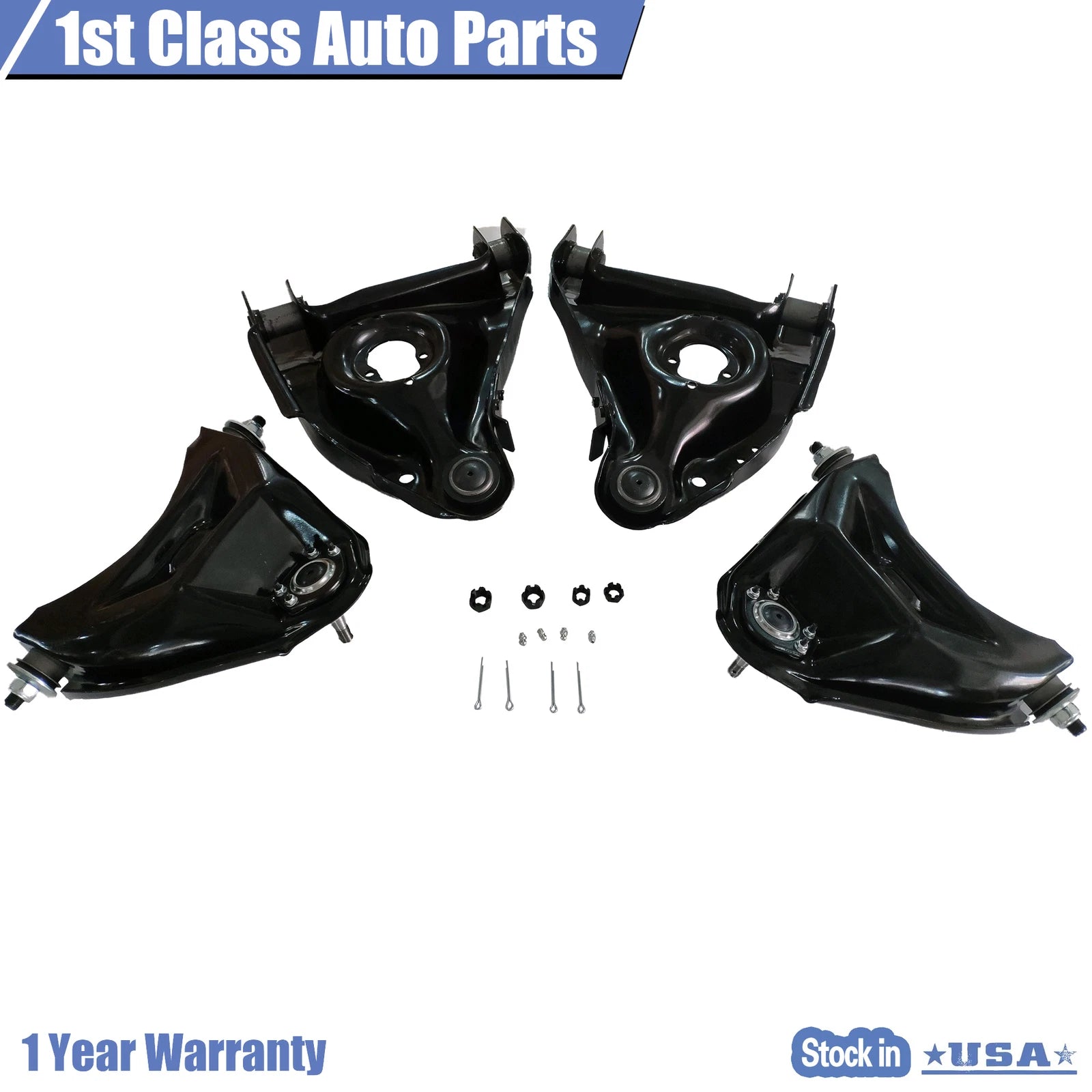 Set of 4 Control Arm Ball Joints for Chevrolet Blazer (1982-2005)