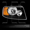 Right Headlight for Ford Expedition (2003–2006) Black Bezel OE Style