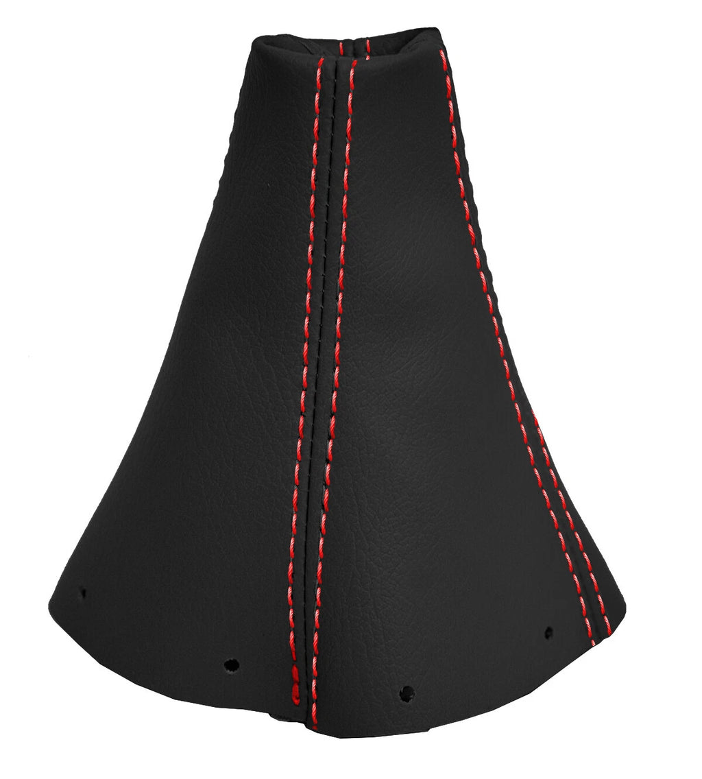 Leather Shift Boot Cover for Audi TT (1998–2006) Red Stitch