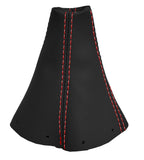 Leather Shift Boot Cover for Audi TT (1998–2006) Red Stitch