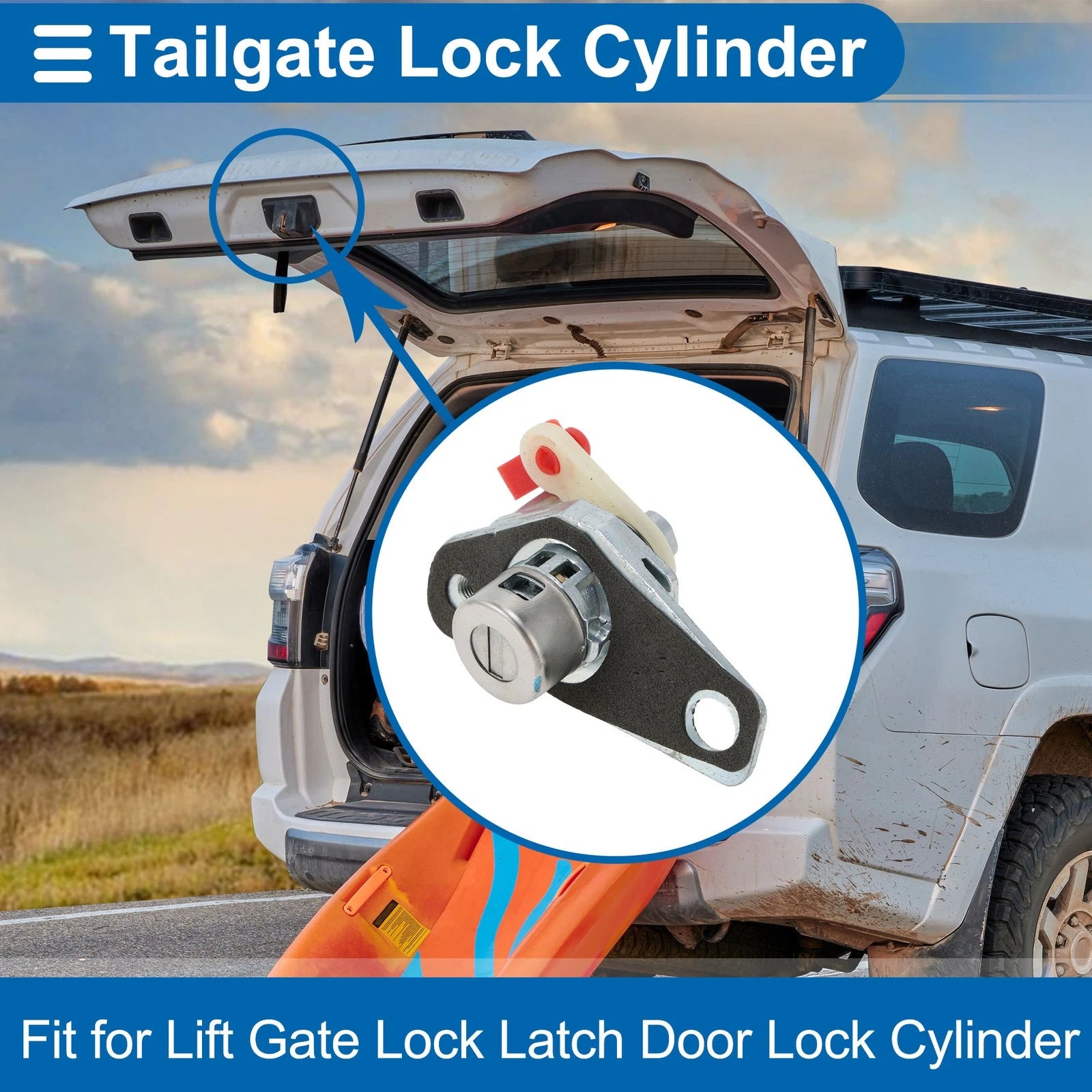 Trunk Lock Cylinder with 2 Keys for Honda Civic (2006–2011)