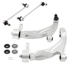 Set of 4 Front Suspension Lower Control Arms Sway Bar Kit for Acura MDX (2007–2013)