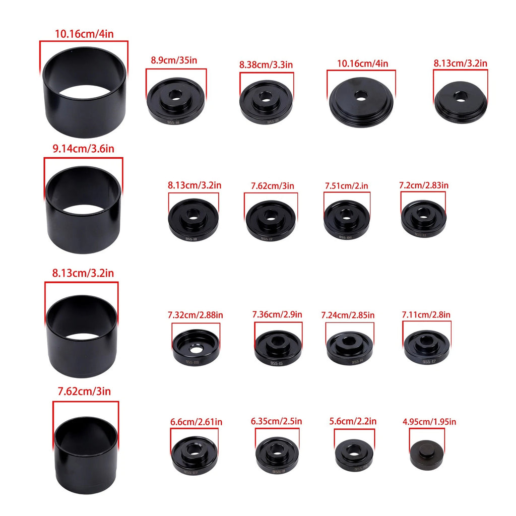 25Pcs Wheel Drive Bearing Puller Removal Installer Kit for Various Models