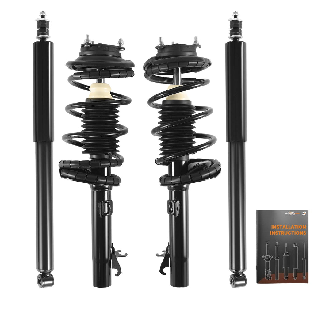 4X Complete Struts & Coil Springs for Ford Focus (2000–2005)