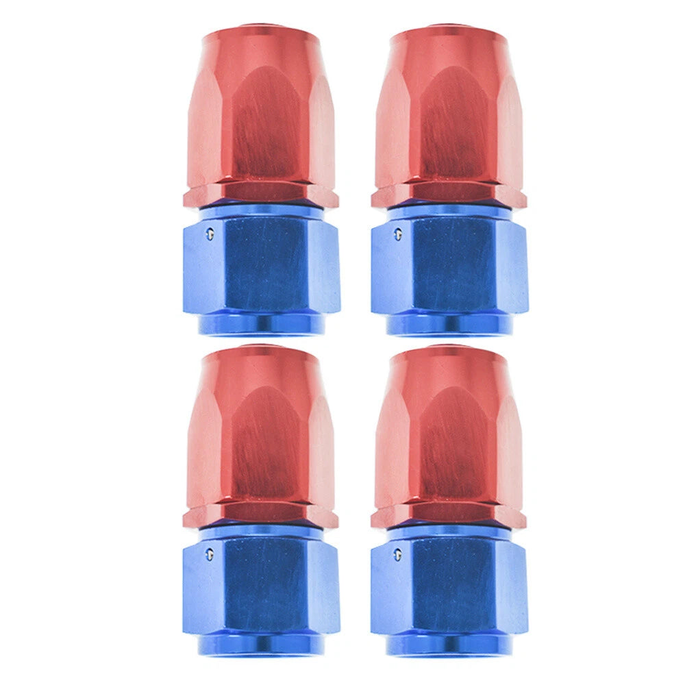 Set of 4 Swivel Straight Hose End Fittings for CPE Hose Universal
