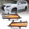 Dynamic Wing Mirror Blinker Turn Signal Lights for Lexus GX (2009–2023)