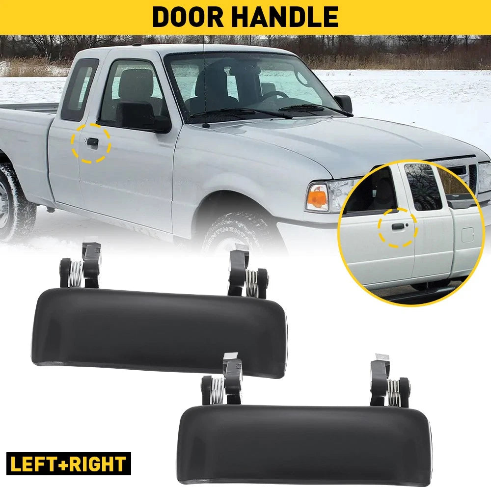Front Exterior Black Door Handle for Ford Ranger (1998â2011)