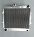 3 Core Aluminum Radiator + Red Hose for HILUX RN105 RN106 RN130 (1995-2005)
