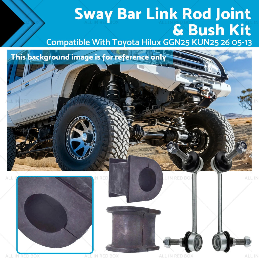 Sway Bar Link Rod Joint Bush Kit for Hilux GGN25 KUN25 KUN26 (2005–2015)