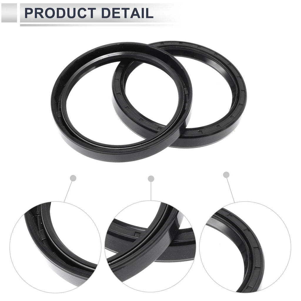 Set of 5 Oil Seal Rotary Shaft Seals for Various Models (75x90x12mm)