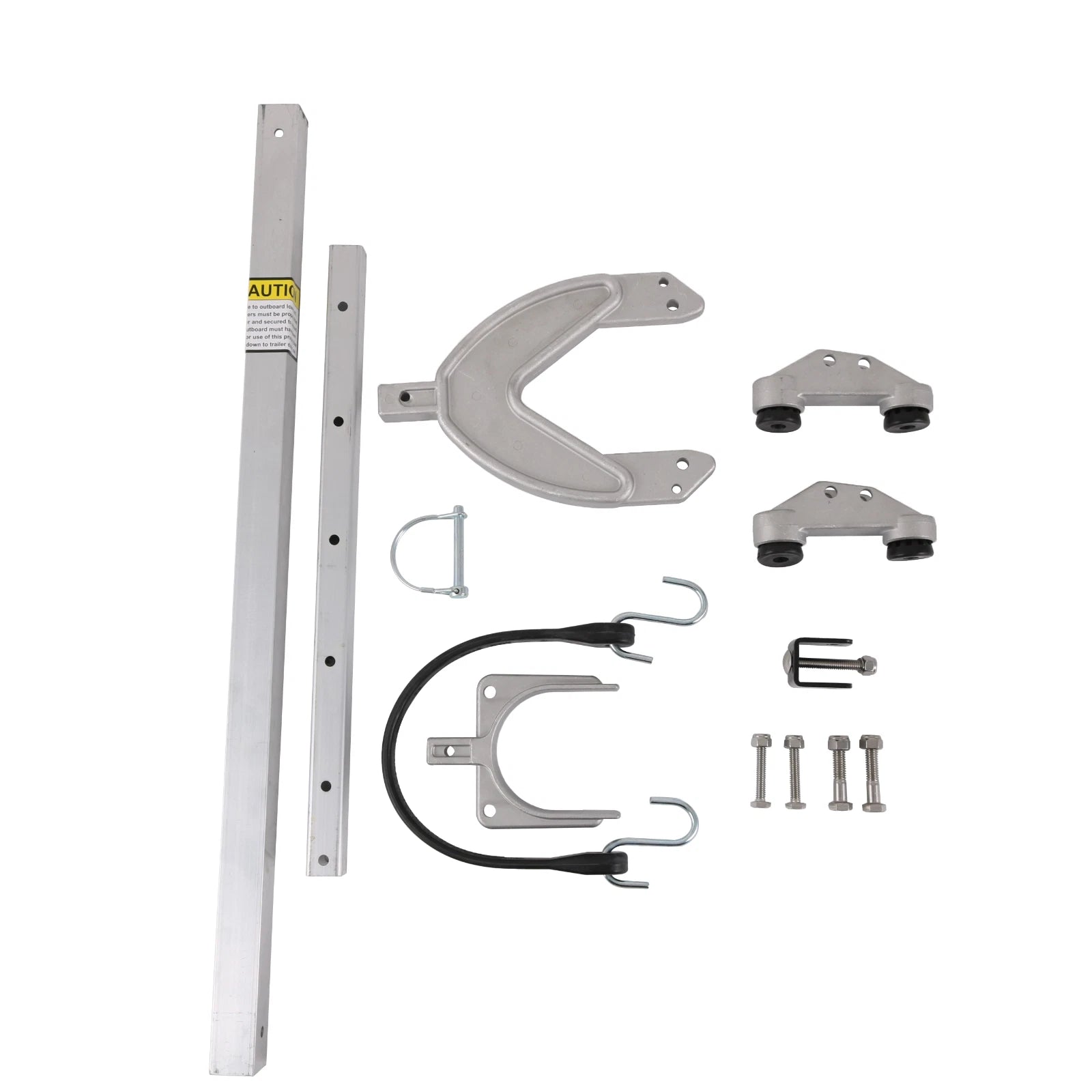 Adjustable Transom Saver Roller Bracket for Boats (32"-44")