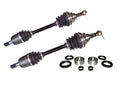 Set of 2 Front CV Axles & Bearing Kits for Honda Foreman Rincon Rubicon 500 680