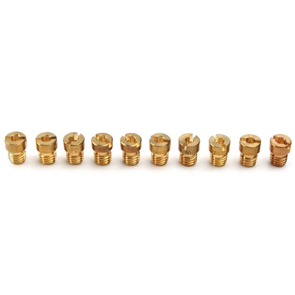 10PCS Main Jets Nozzle Kit 5MM for Dellorto Carburetor (75–98)