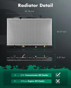 Aluminum Radiator for Honda Odyssey (2011–2018) 13446