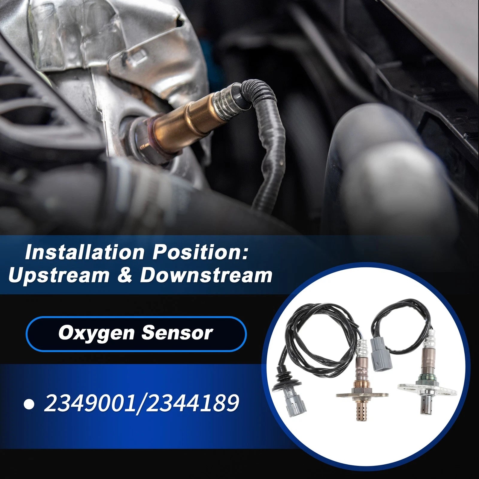 2X Upstream & Downstream Oxygen Sensor for Toyota Tacoma (2001–2004)