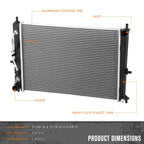 Aluminum Core Cooling Radiator for Mazda MX-5 Miata (2016–2023) DPI-13572