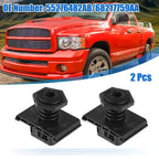 2 Pcs Adjustable Hood Bumper Buffer No. 55276482AB for Dodge Ram 2500 