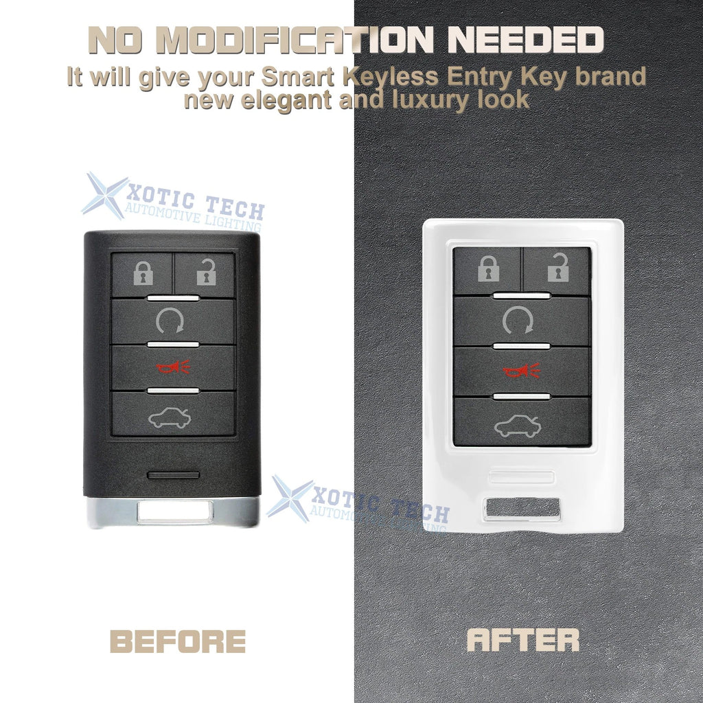 Key Fob Cover Shell Skin Accessories for Cadillac Escalade (2015-2020)