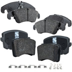 Set of 4 NAO Brake Pads for Audi A4 (2009–2016)
