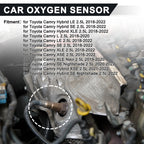 2X Upstream & Downstream Oxygen Sensor for Toyota Camry Hybrid (2007–2011) 2349307